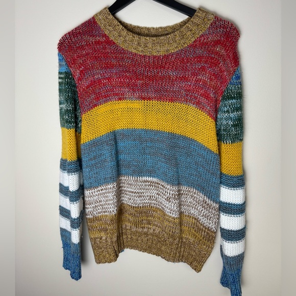 Striped Wool Sweater - Picture 1 of 3